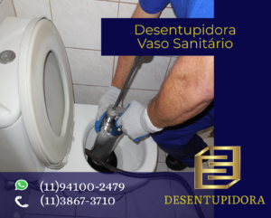Empresa Desentupidora de Vaso Sanitário 24 Horas