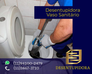 Desentupimento de vaso sanitário em Cubatão